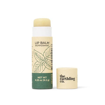 a tube of earthling co peppermint lip balm