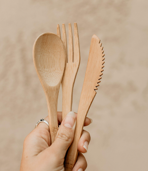 reusable bamboo utensils