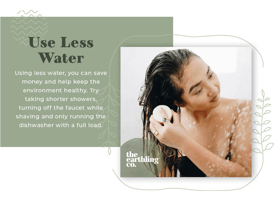 use less water healthy environment